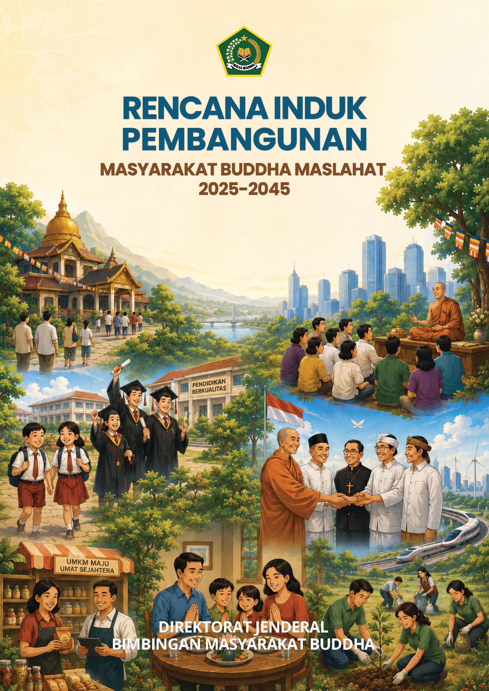 Sampul Rencana Induk Pembangunan Masyarakat Buddha