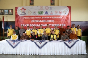 Jelang Waisak Persatuan Umat Buddha Indonesia (PERMABUDHI) Bagikan 2000 Paket Sembako