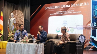 STI dan KBTI Sumatera Utara adakan Sosialisasi Dana Paramita di Vihara Mahasampatti Medan
