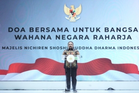 Hadiri Doa Bersama Menag: Indonesia Milik Semua Agama