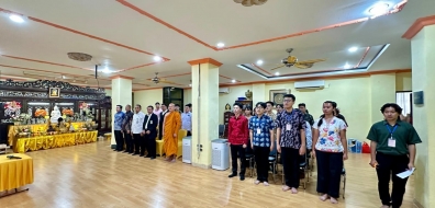 Ketua Umum KCBI Bhante Dhammavuddho, Blessing Perkumpulan Pelajar Buddhis Jakarta