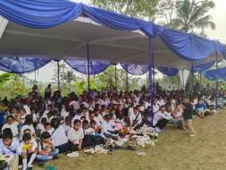 Ribuan Siswa Sekolah Minggu Buddha Ikuti Gebyar Waisak Temanggung 2024
