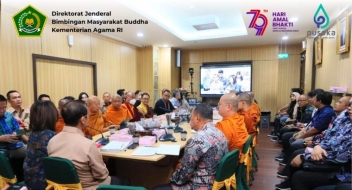 Bertemu Uskup Agung Jakarta, Menag Diskusi Penguatan Moderasi Beragama