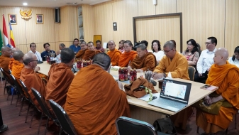 Bertemu Uskup Agung Jakarta, Menag Diskusi Penguatan Moderasi Beragama