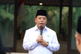 Bertemu Uskup Agung Jakarta, Menag Diskusi Penguatan Moderasi Beragama
